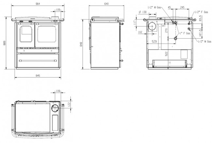 b shop5 160 - La Nordica TermoSovrana DSA kitchen stove