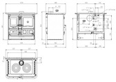  La Nordica TermoRosa XXL DSA Piec kuchenny z płaszczem wodnym