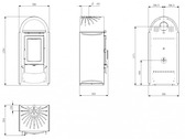 La Nordica Stefany Forno - Piec kominkowy 