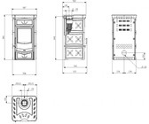 La Nordica Nicoletta - Piec wolnostojący 